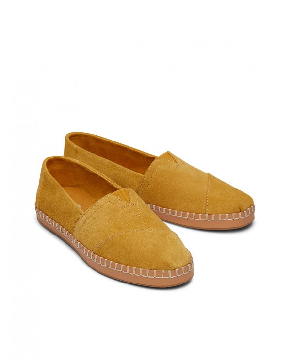 Alpargatas de mujer piel ámbar