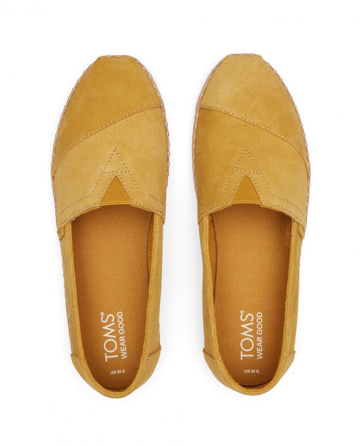 Alpargatas de mujer piel ámbar