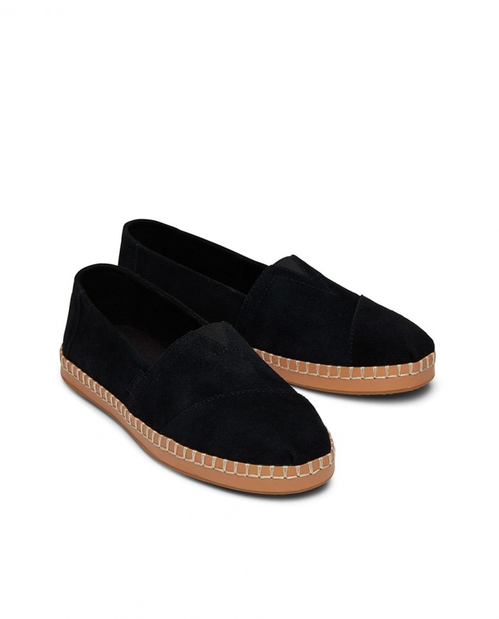 Alpargatas de mujer piel negro