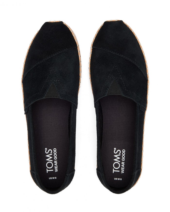 Alpargatas de mujer piel negro