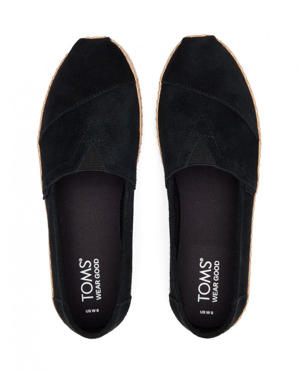 Alpargatas de mujer piel negro