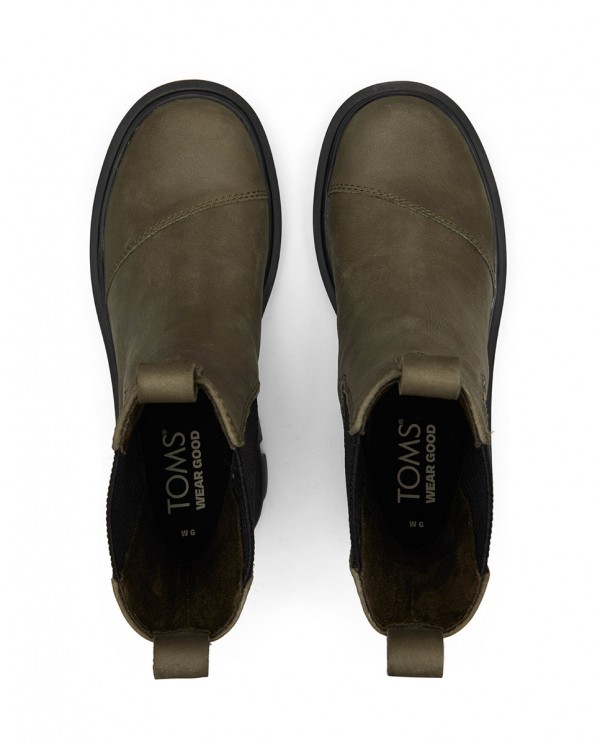 Botas de mujer Rowan resistentes al agua verde oliva