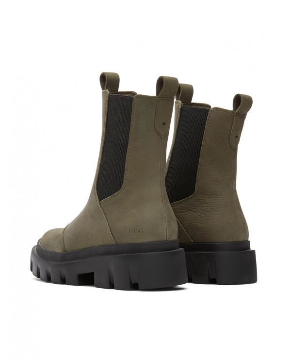 Botas de mujer Rowan resistentes al agua verde oliva