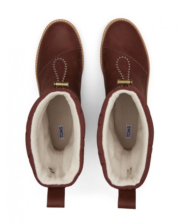 Botas de mujer Makenna resistentes al agua castaña