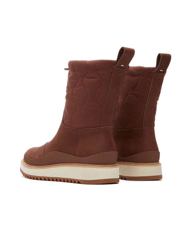 Botas de mujer Makenna resistentes al agua castaña