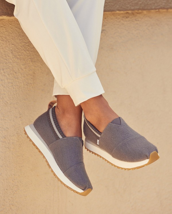 Zapatillas slip-on de mujer Resident 2.0 gris hierro