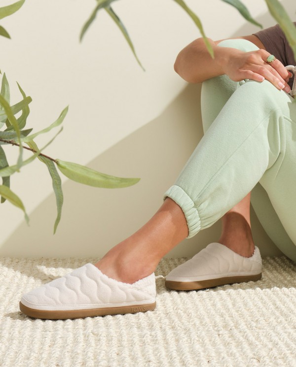 Zapatillas de casa de mujer Ezra arena