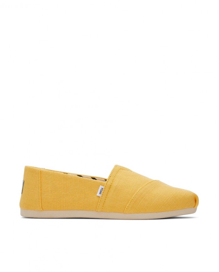 Alpargatas de mujer amarillo piña