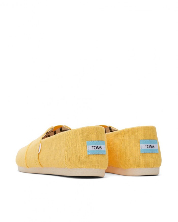 Alpargatas de mujer amarillo piña