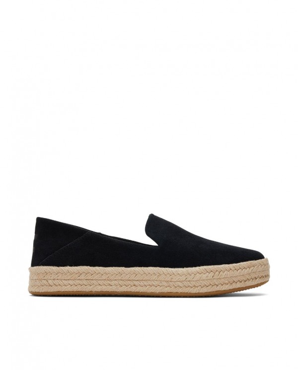 Alpargatas de mujer Carolina Ante Negro