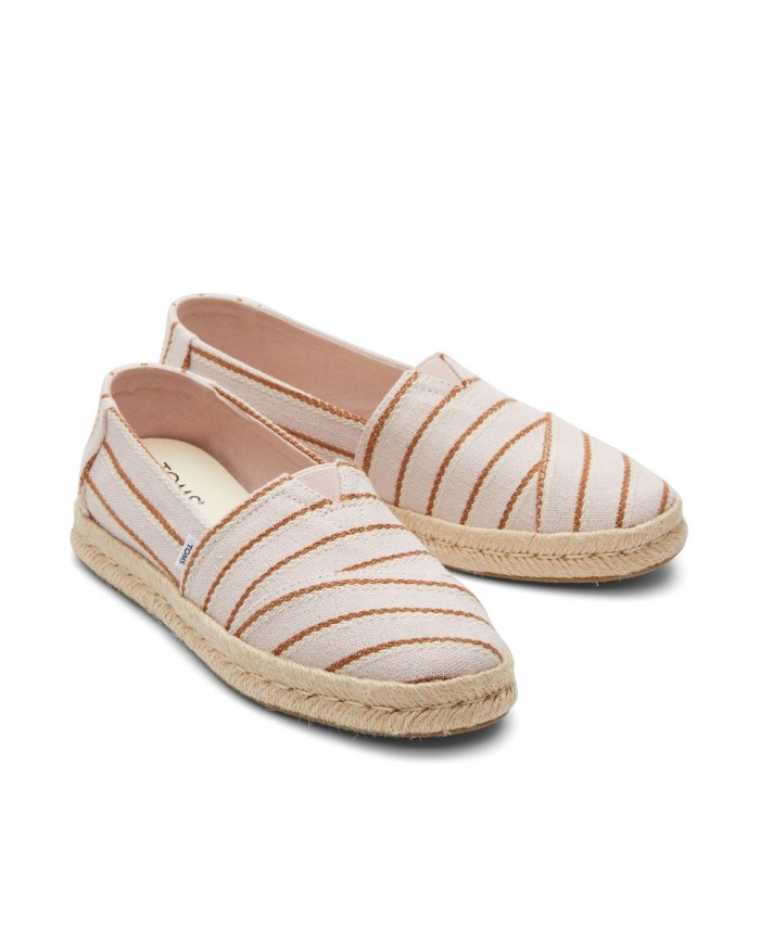 Alpargatas de mujer yute 2.0 rosa ballet