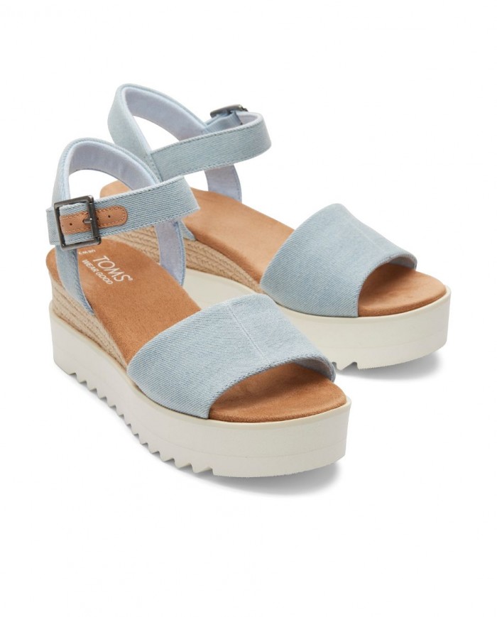 Sandalias de mujer Diana azul pastel Sandalias de mujer Diana azul pastel