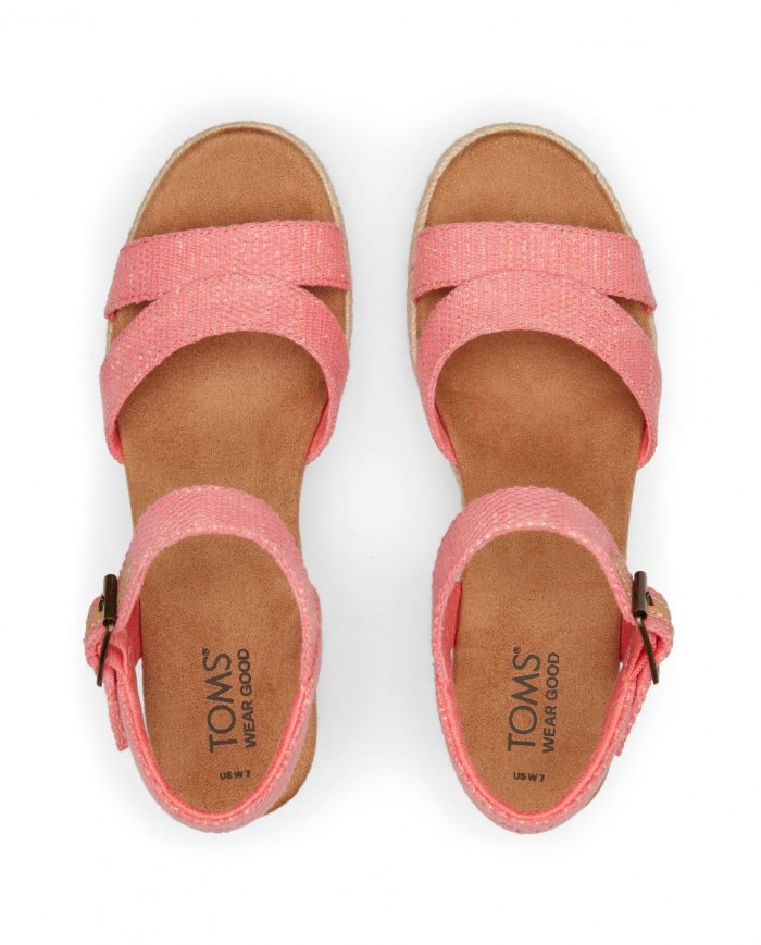 Sandalias de mujer Audrey rosa concha