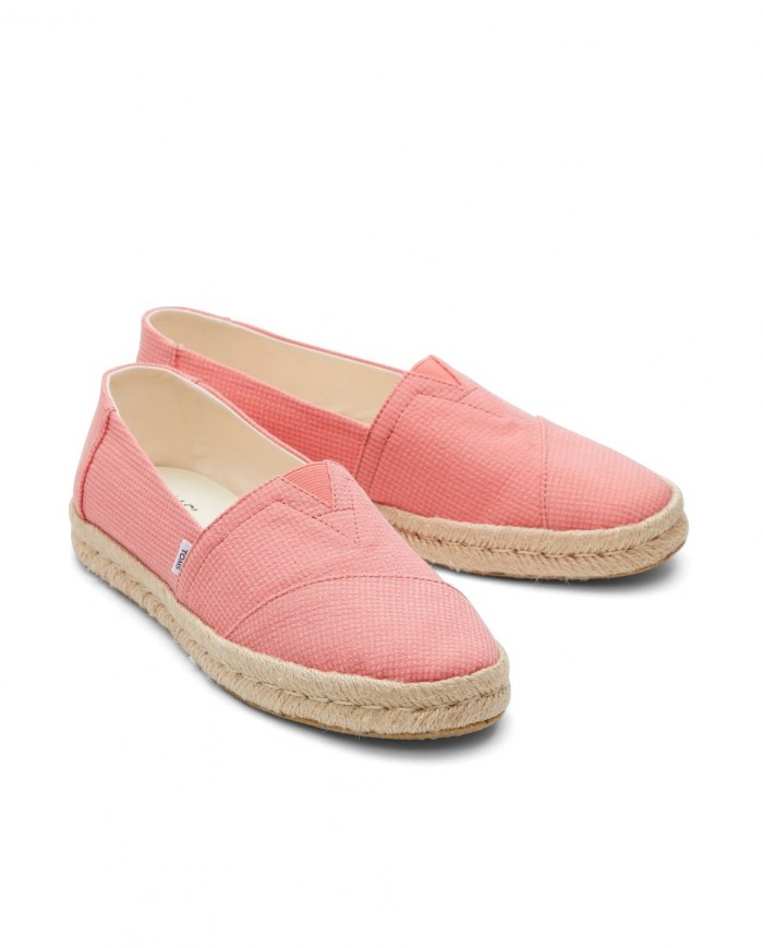 Alpargatas de mujer yute 2.0 rosa concha