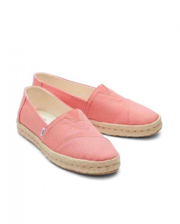Alpargatas de mujer yute 2.0 rosa concha