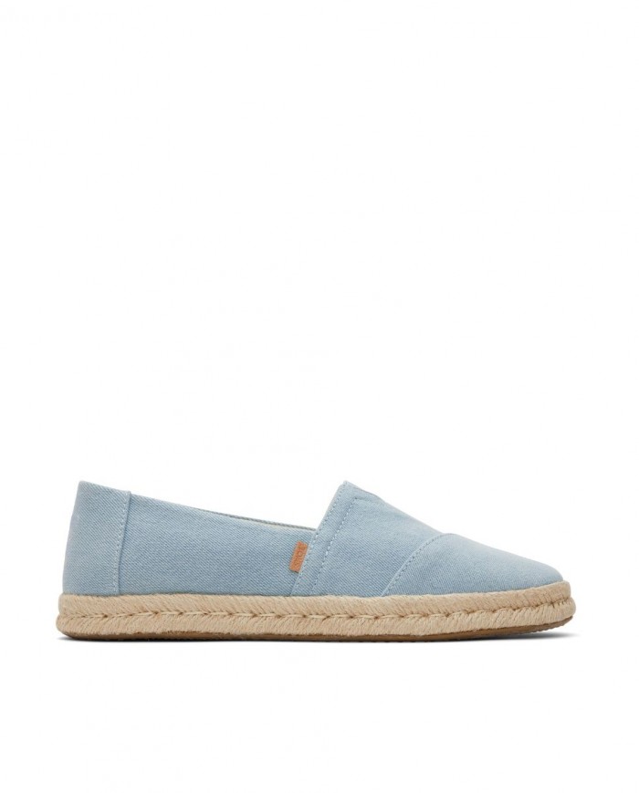 Alpargatas de mujer yute 2.0 azul pastel