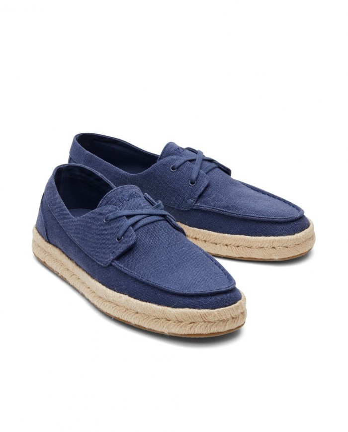 Alpargatas de hombre Cabo yute azul
