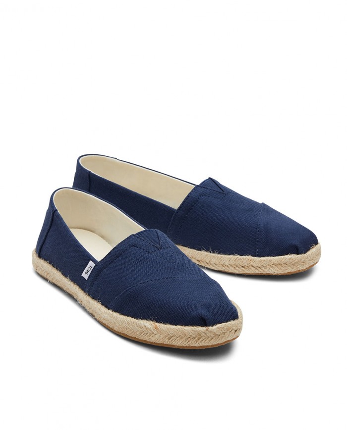 Alpargatas de mujer yute marino