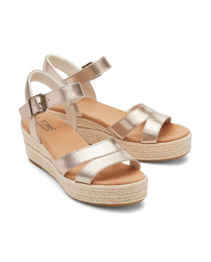 Sandalias de mujer Audrey dorado claro