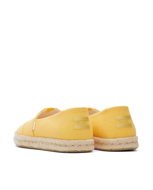 Alpargatas de mujer yute 2.0 amarillo piña