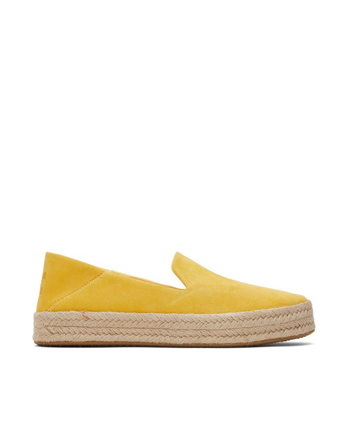 Alpargatas de mujer Carolina amarillo piña