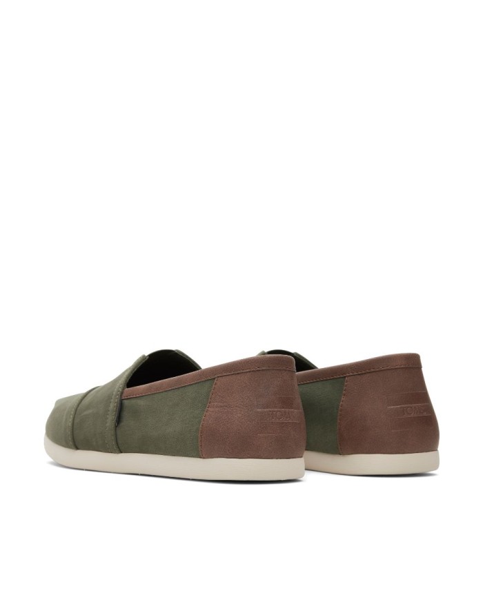 Alpargatas de hombre verde oscuro