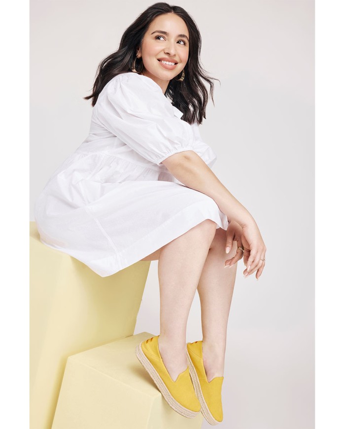 Alpargatas de mujer Carolina amarillo...