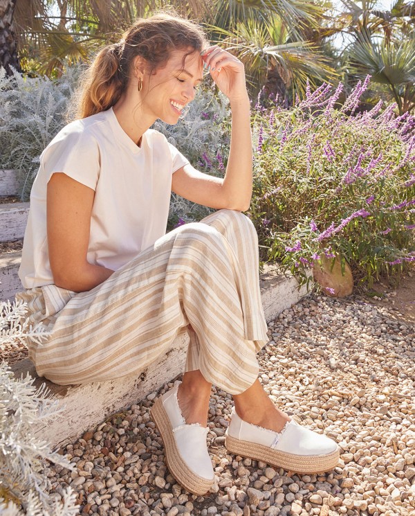 Alpargatas de mujer Valencia blanco