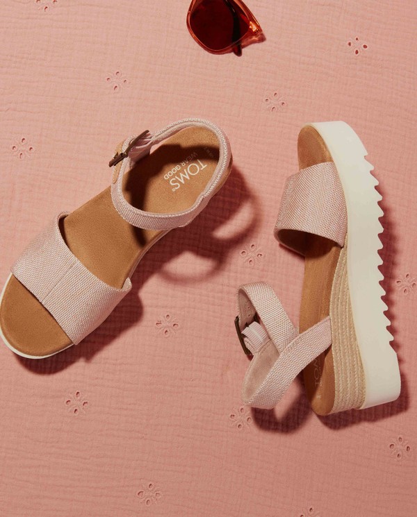 Sandalias de mujer Diana rosa ballet