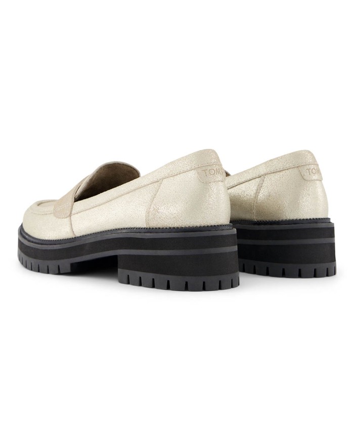 Mocasines de mujer Cara champán