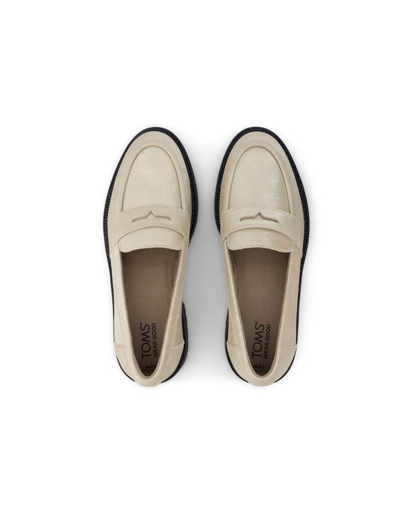 Mocasines de mujer Cara champán