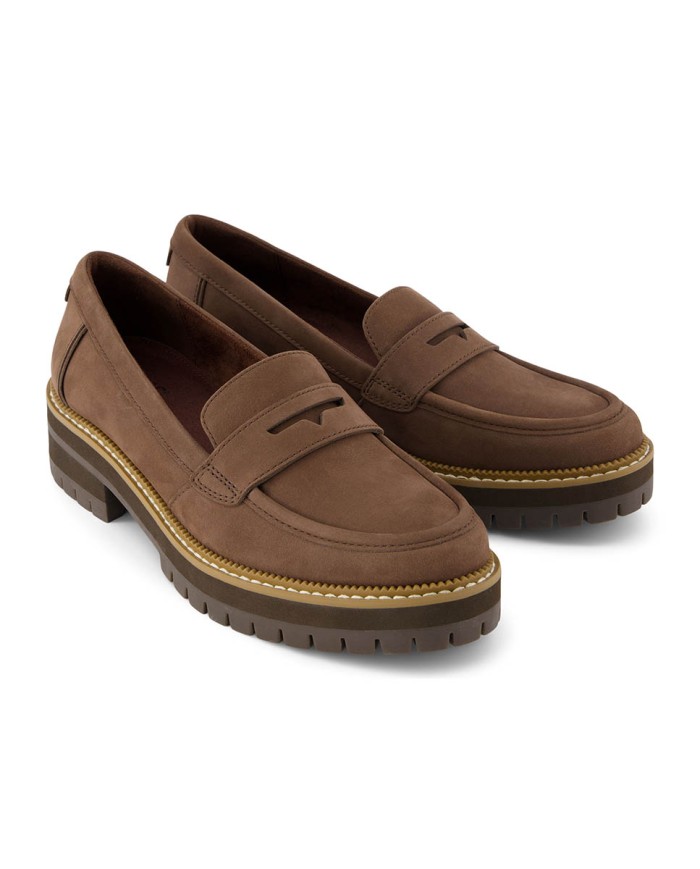 Mocasines de mujer Cara marrón