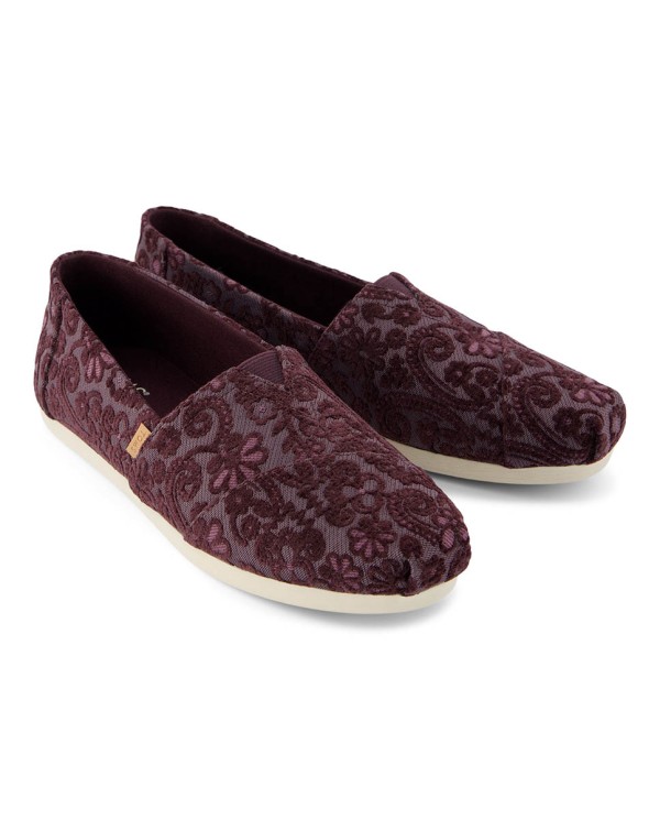 Alpargatas de mujer Cloudbound burdeos