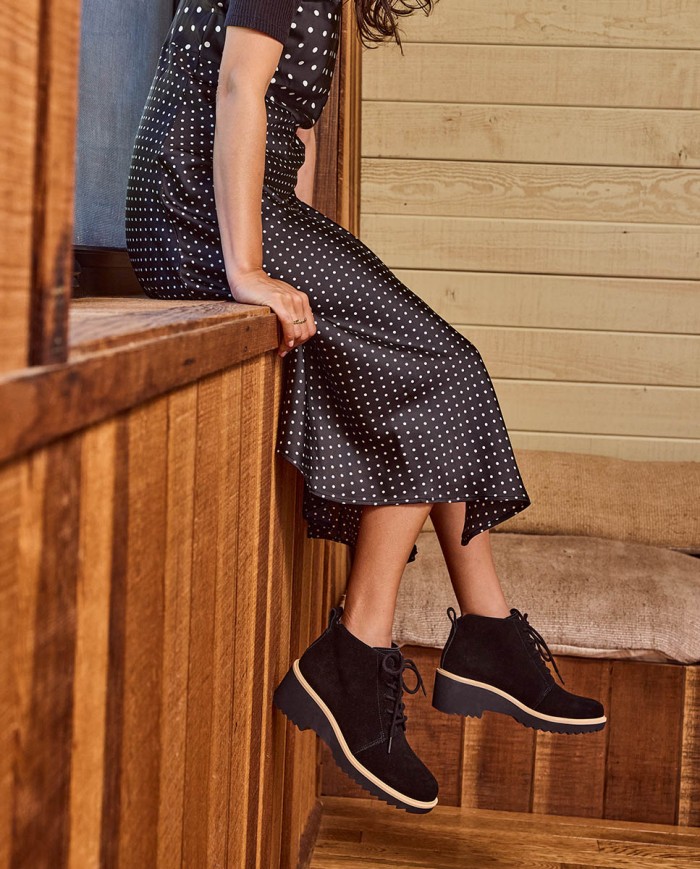 Botas de mujer Maude Lace Up negro