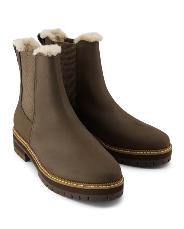 Botas de mujer Benet resistentes al agua marrón