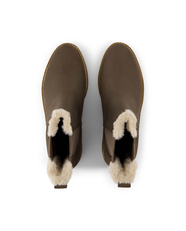 Botas de mujer Benet resistentes al agua marrón