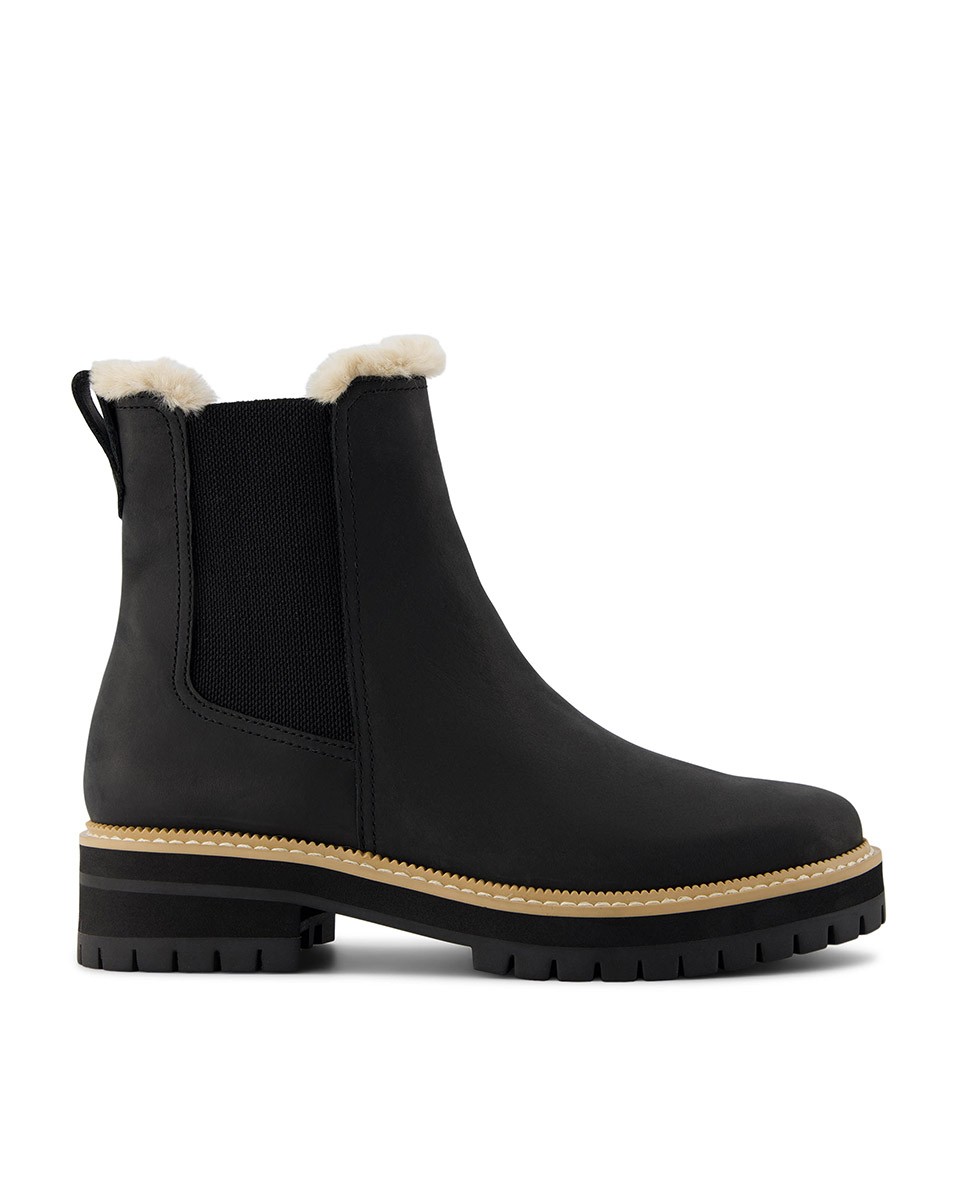 Toms Botas de mujer Benet resistentes al agua negro