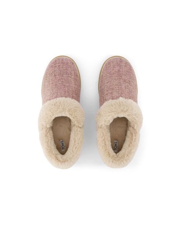 Zapatillas de casa de mujer Oslo rosa vintage