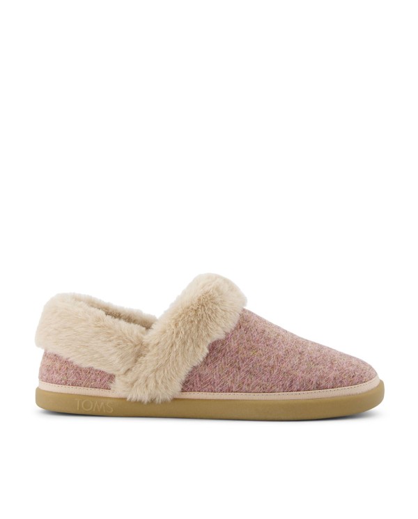 Zapatillas de casa de mujer Oslo rosa vintage