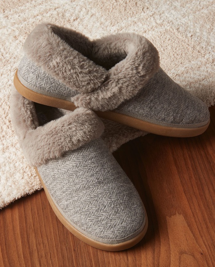 Zapatillas de casa de mujer Oslo gris...