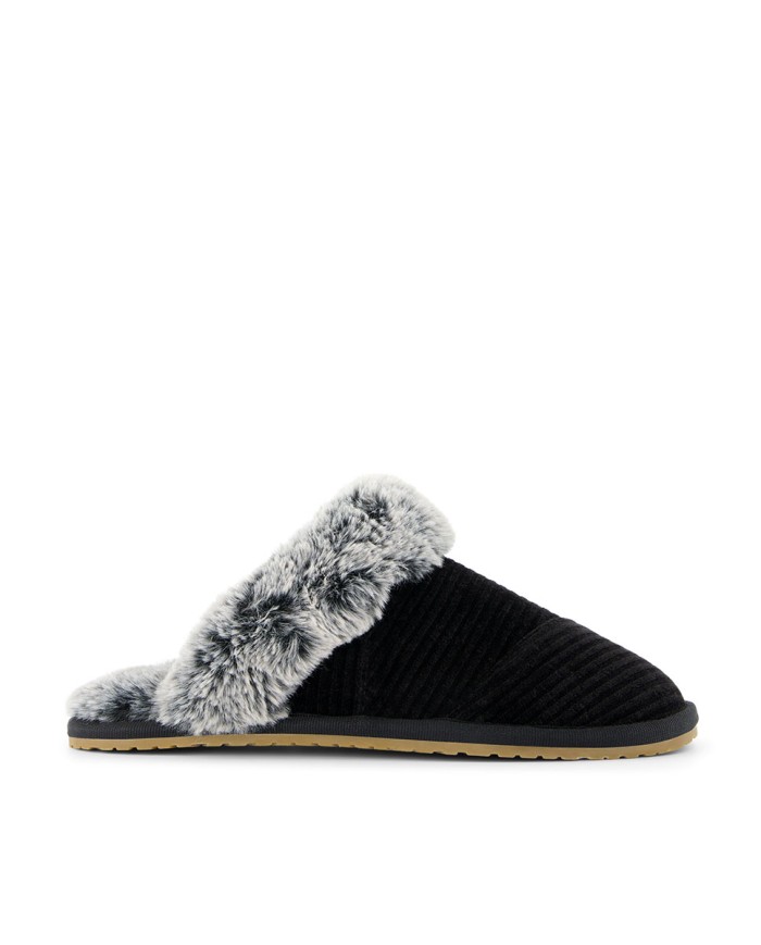 Zapatillas de casa de mujer Valerie negro