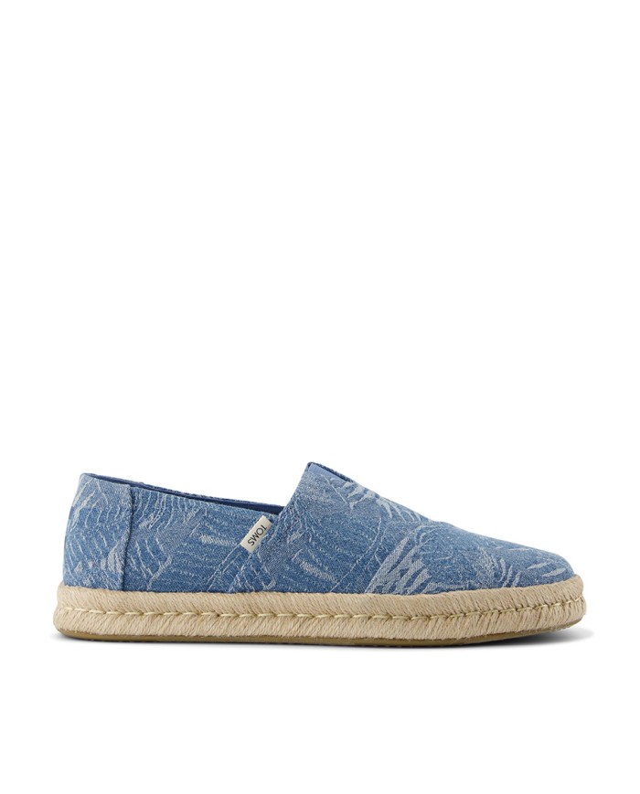 Alpargatas de hombre yute 2.0 azul cielo desteñido