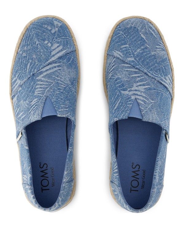 Alpargatas de hombre yute 2.0 azul cielo desteñido