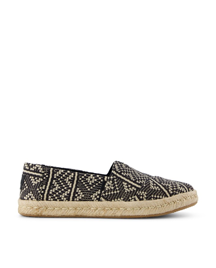 Alpargatas de mujer yute 2.0 negro