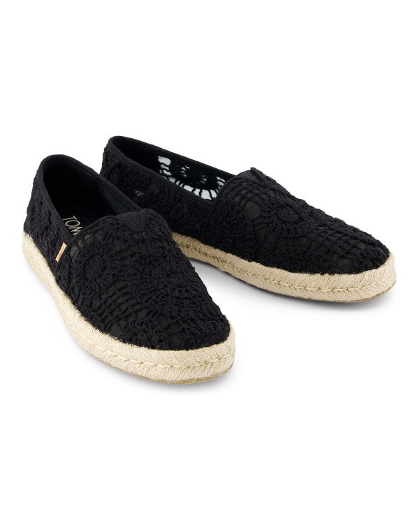 Alpargatas de mujer yute 2.0 negro