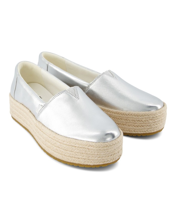 Alpargatas de mujer Valencia plata