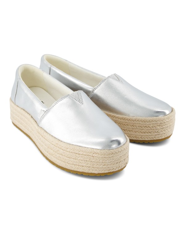 Alpargatas de mujer Valencia plata