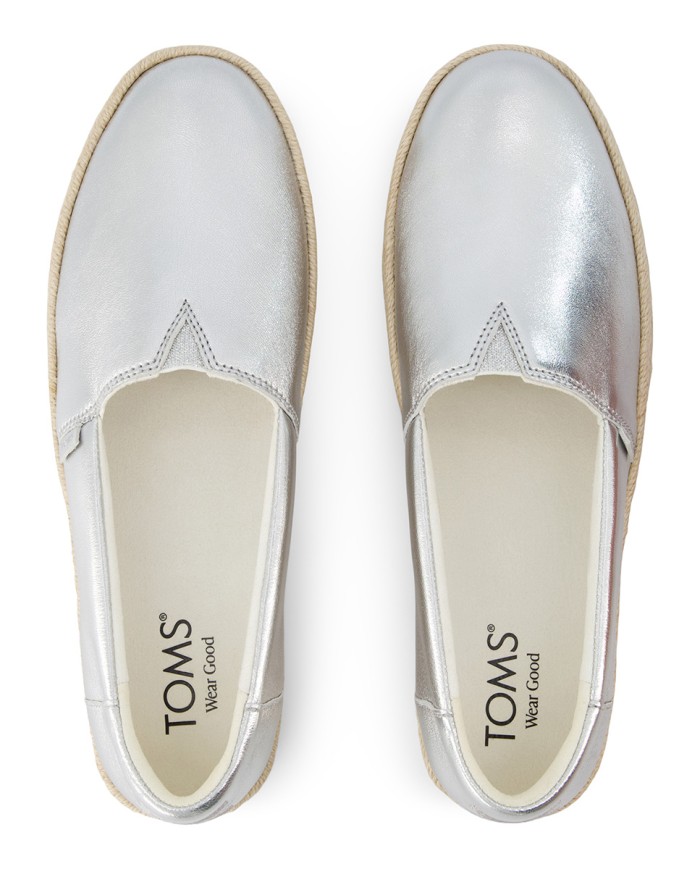 Alpargatas de mujer Valencia plata