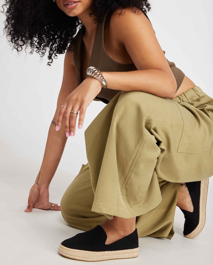 Alpargatas de mujer Carolina negro