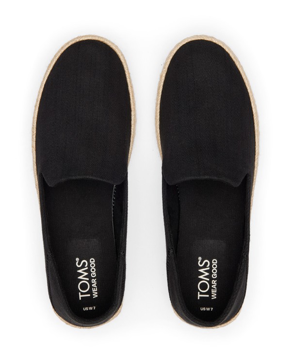 Alpargatas de mujer Carolina negro